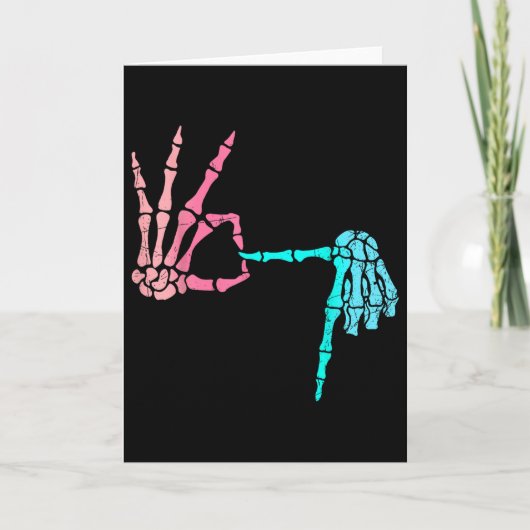 67 Meme Skeleton Drip Ice Cream 67 Baseball Lifest Karte (Vorderseite)