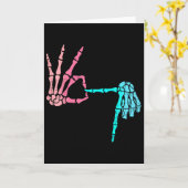 67 Meme Skeleton Drip Ice Cream 67 Baseball Lifest Karte (Gelbe Blume)
