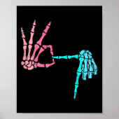 67 Meme Skeleton Drip Ice Cream 67 Baseball Lifest Poster (Vorne)