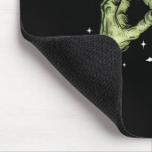 67 Meme Skeleton Zombie Hand 6 7 Halloween Six Sev Mousepad (Ecke)
