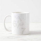 67 Meme Skelett Hand Funny Halloween Six Seven Te Kaffeetasse (Links)