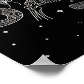 67 Meme Skelett Hand Funny Halloween Six Seven Te Poster (Ecke)