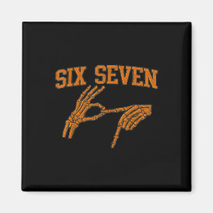 67 Meme Skelett Hand Halloween Heißhungrig 6 7 Sec Magnet