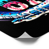 67 Meme Slang Baseball Glove Drip Ice Cream Six Se Poster (Ecke)