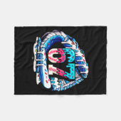 67 Meme Slang Baseballhandschuh Drip Eiscreme Sech Fleecedecke (Vorderseite (Horizontal))