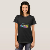 67 Meme Slang Tie-Dye Lustig Quadratwurzel 4489 Ma T-Shirt (Vorne ganz)