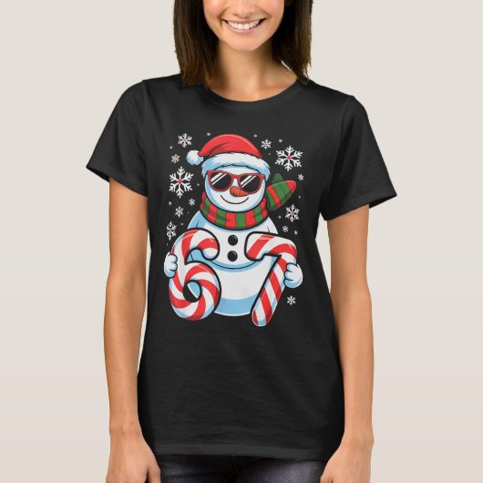 67 Meme Snowman Brainrot Funny Christmas Kids Boys T-Shirt (Vorderseite)