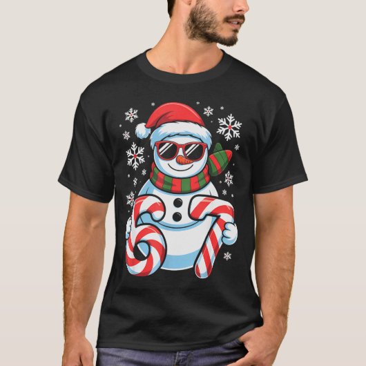 67 Meme Snowman Brainrot Funny Christmas Kids Boys T-Shirt (Vorderseite)