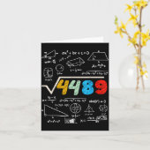 67 Meme Square Root 4489 Do The Math Funny Birthda Karte (Gelbe Blume)
