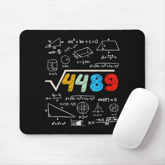 67 Meme Square Root 4489 Do The Math Funny Birthda Mousepad (Mit Mouse)