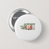 67 Meme Square Root 4489 Six Seven Math Christmas Button (Vorne & Hinten)