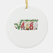 67 Meme Square Root 4489 Six Seven Math Christmas Keramik Ornament (Vorne)