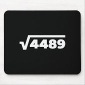 67 Meme Square Root 4489 Six Seven Slang Math Teac Mousepad (Vorne)