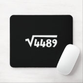 67 Meme Square Root 4489 Six Seven Slang Math Teac Mousepad (Mit Mouse)