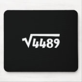 67 Meme Square Root 4489 Six Seven Slang Math Teac Mousepad (Vorne)