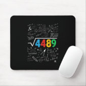 67 Meme Square Root 4489 Slang Six Seven Math Teac Mousepad (Mit Mouse)