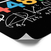 67 Meme Square Root 4489 Slang Six Seven Math Teac Poster (Ecke)