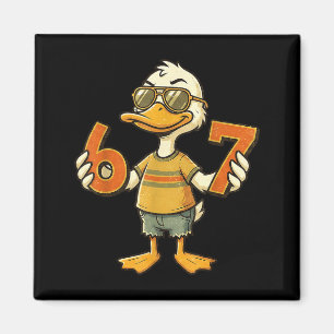 67 Meme Süße Ente 6 7 Lustig Sechs Sieben 6-7 Gen Magnet
