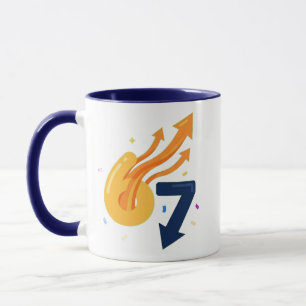 67 Meme-Tasse - Auf-Ab-Geste Lustige Symbolik Tasse