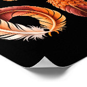 67 Meme Thanksgiving Turkey Day Funny Holiday Six  Poster (Ecke)