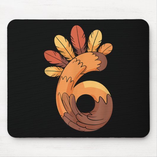 67 Meme Thanksgiving Turkey Day Funny Matching Duo Mousepad (Vorne)