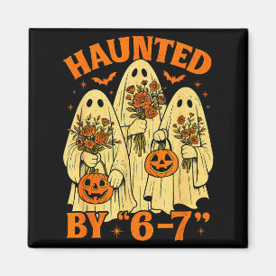 67 Meme Trendiger Geist Halloween Lustig Six Seven Magnet
