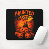 67 Meme Trendiger Geist Halloween Lustig Six Seven Mousepad (Mit Mouse)
