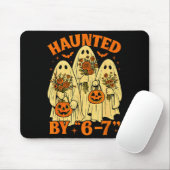 67 Meme Trendiger Geist Halloween Lustig Six Seven Mousepad (Mit Mouse)