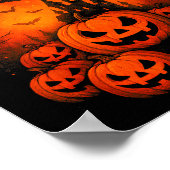 67 Meme Trendiger Geist Halloween Lustig Six Seven Poster (Ecke)