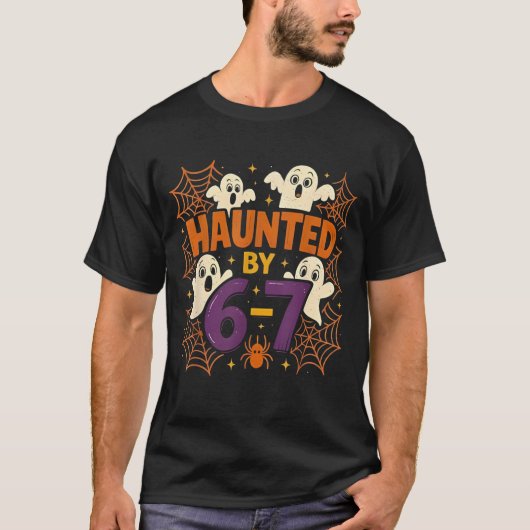 67 Meme Trendy Halloween Funny Six Seven Gen Alpha T-Shirt (Vorderseite)