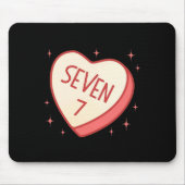 67 Meme Valentines Day Candy Heart Six Seven Match Mousepad (Vorne)