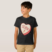 67 Meme Valentines Day Candy Heart Six Seven Match T-Shirt (Vorne ganz)
