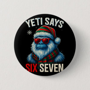 67 Meme Weihnachten Bigfoot Lustiger Yeti sagt sec Button