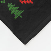 67 Meme Weihnachten Six Seven Xmas hässlicher Pull Fleecedecke (Ecke)