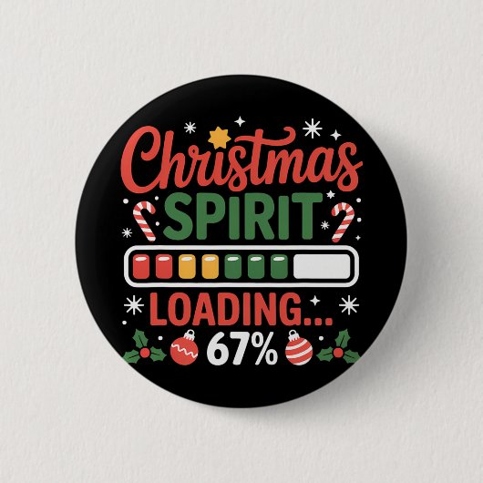 67 Meme Weihnachtsstimmung Lädt 67% Sechs Sieben F Button (Vorderseite)