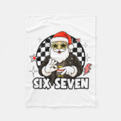 67 Meme Xmas Six Seven Santa 6 7 Christmas Men Wom Fleecedecke (Vorderseite)