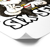 67 Meme Xmas Six Seven Santa 6 7 Christmas Men Wom Poster (Ecke)