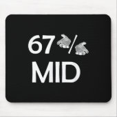 67% Mid Meme Hände Lustiger Internet-Trend 6-7 Sec Mousepad (Vorne)