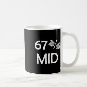 67% Mid Meme Hände Lustiger Internet-Trend 6-7 Six Kaffeetasse