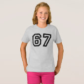 67 Minimalist Trend Design T-Shirt (Vorne ganz)