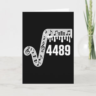 67 Music Drip Meme Quadratwurzel 4489 Slang Lustig Karte