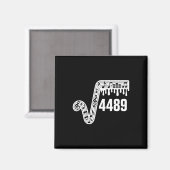 67 Music Drip Meme Square Root 4489 Slang Funny Ma Magnet (Vorderseite/Rückseite)