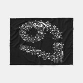 67 Music Meme Six Seven Music Teacher Musician Fleecedecke (Vorderseite (Horizontal))