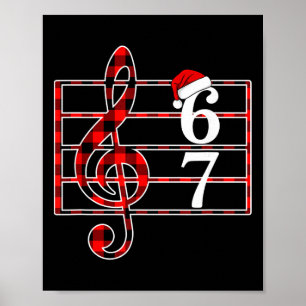 67 Musik Meme Slang Musiker Santa Musiklehrer C Poster