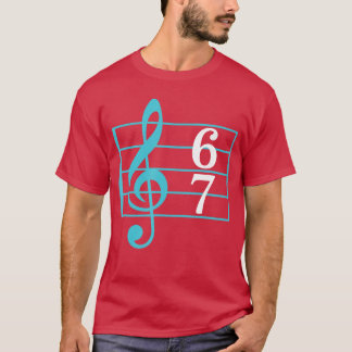67 Musik Meme Slang Si Seven Musiceacher Lustige M T-Shirt