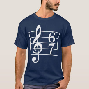 67 Musik Meme Slang Si Seven Musiceacher Schul Cho T-Shirt