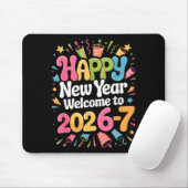 67 New Year's Eve - Happy New Year 2026-7 Funny 67 Mousepad (Mit Mouse)
