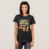 67 New Year's Eve - Happy New Year 2026-7 Funny 67 T-Shirt (Vorne ganz)