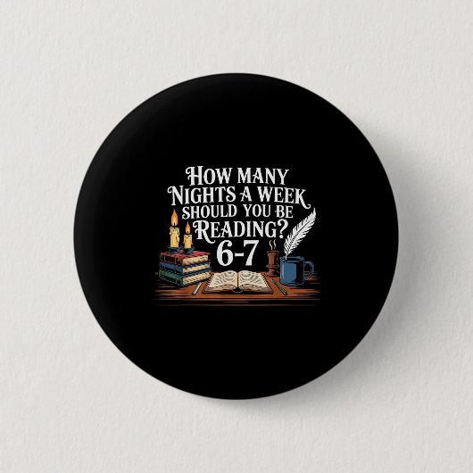 67 Nights Reading Meme For Bibliophiles Englieache Button (Vorderseite)