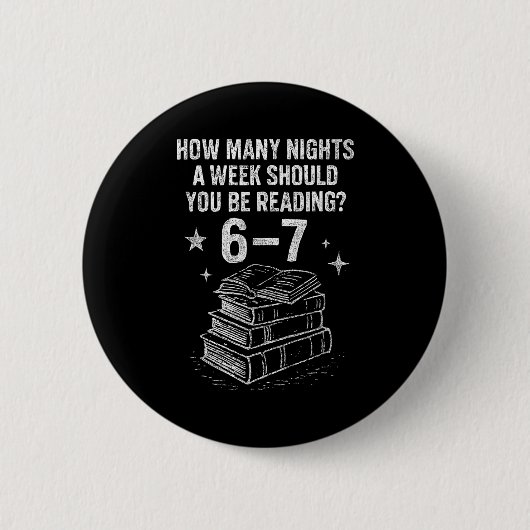 67 Nights Reading Meme For Bibliophiles Englieache Button (Vorderseite)